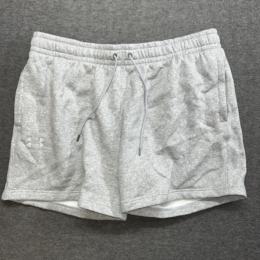Under Armour Men's Playback Essential Fleece Shorts size XXL Gray New